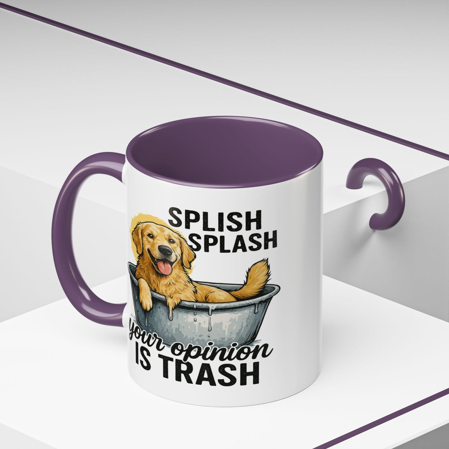 Animal Mug - Splish Splash Your Opinion Is Trash