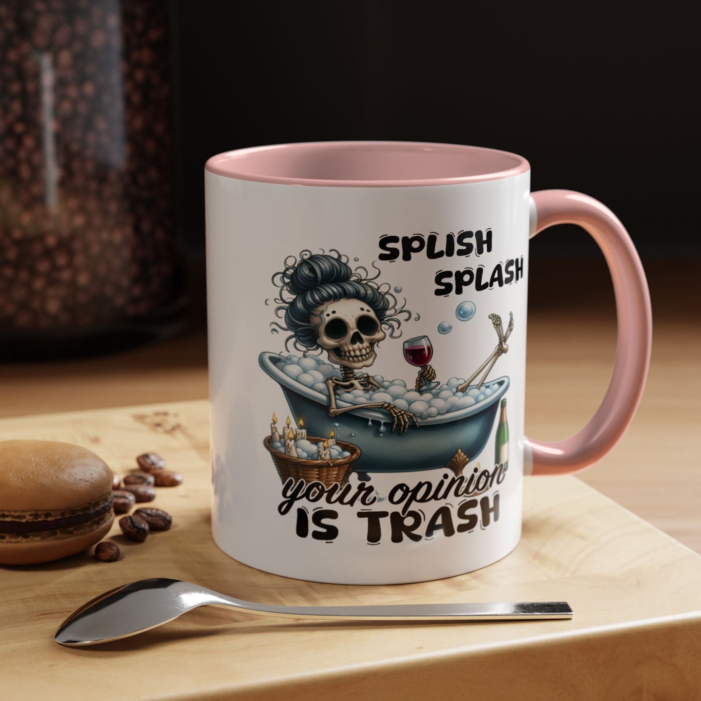 Humor Mug - Splish Splash Your Opinion is Trash