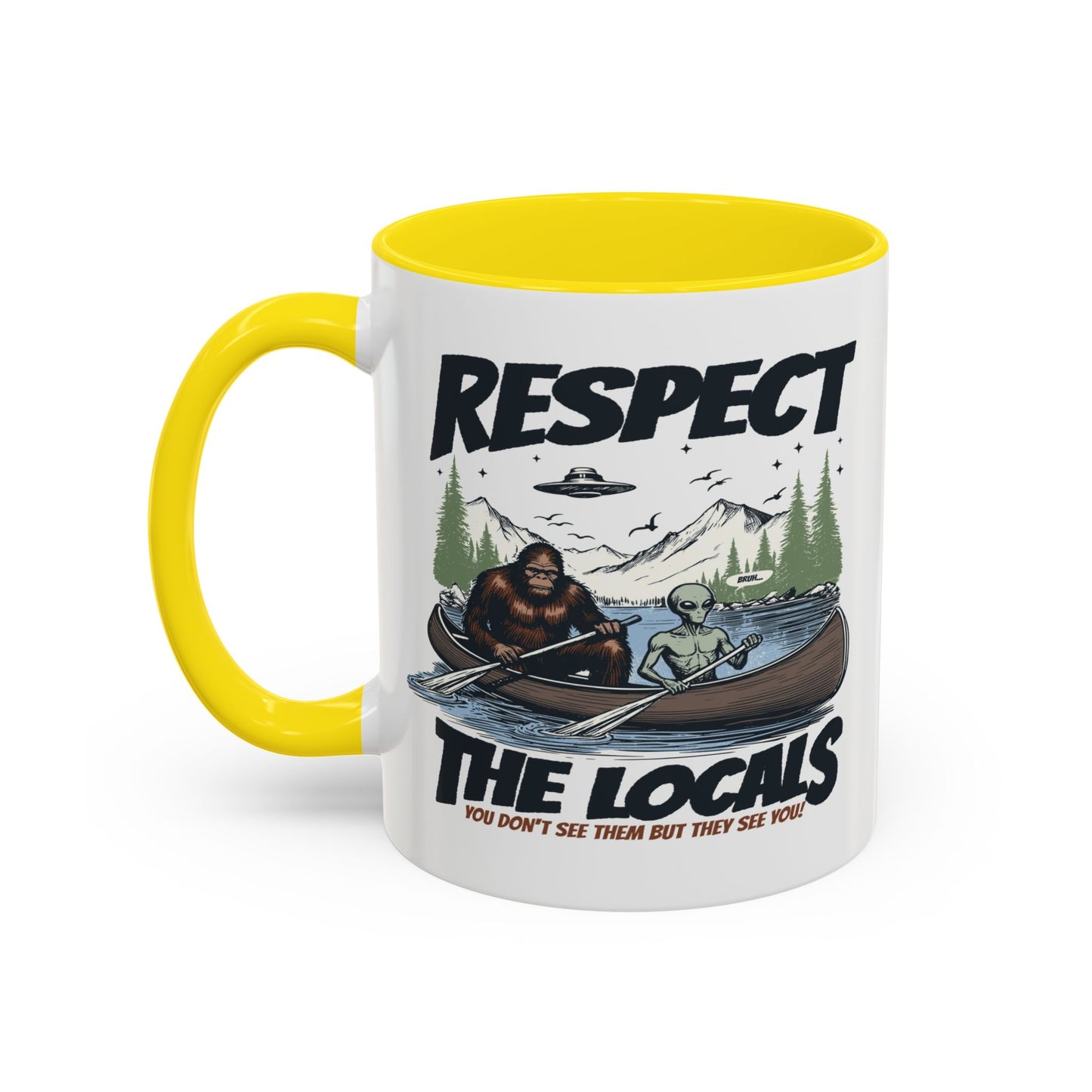 Alien Mug - Respect The Locals