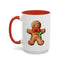 Christmas Mug - Smiling Gingerbread Man 2
