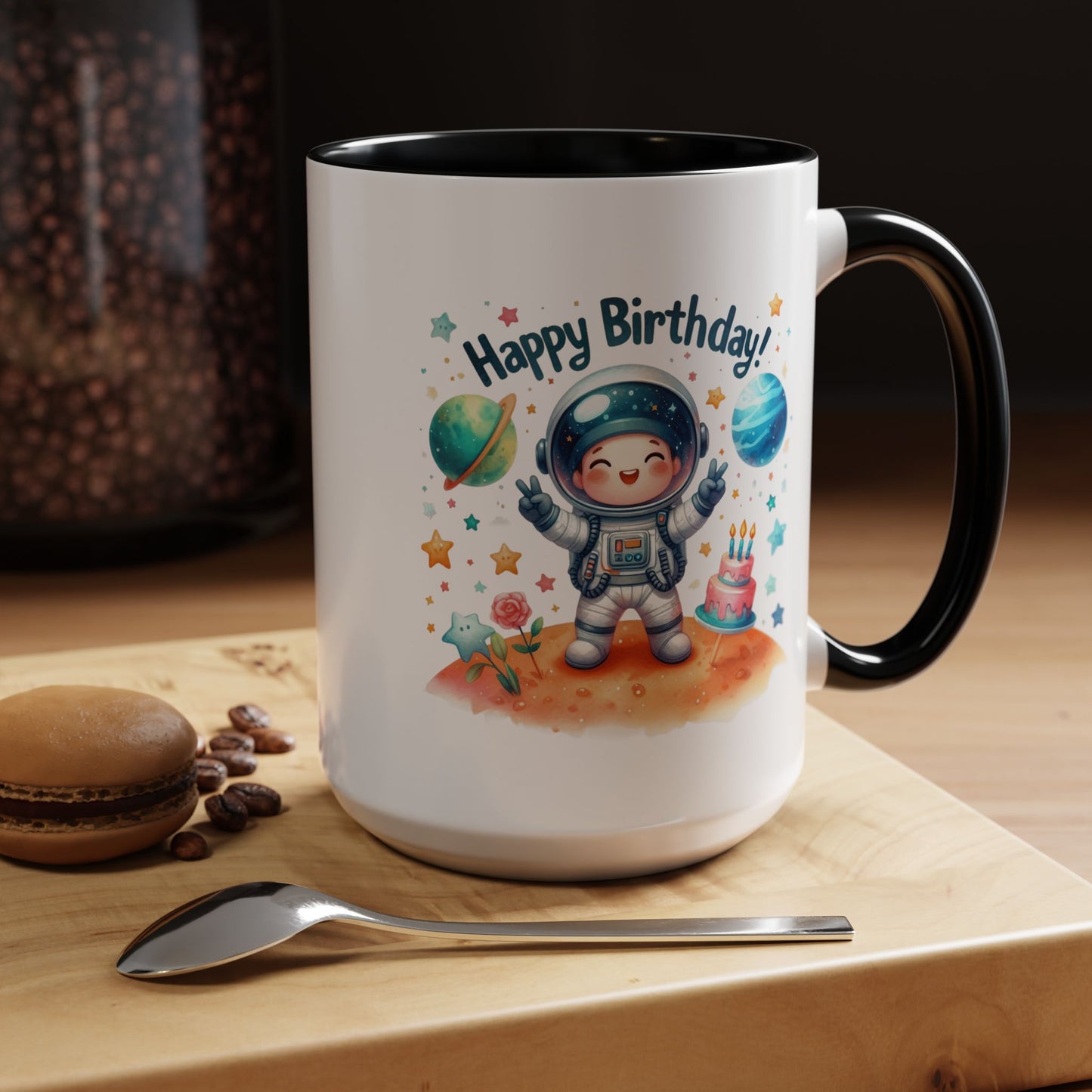 Birthday Mug - Happy Birthday Astronaut
