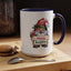 Christmas Mug - Merry Christmas Red & Green Text Gnome Present