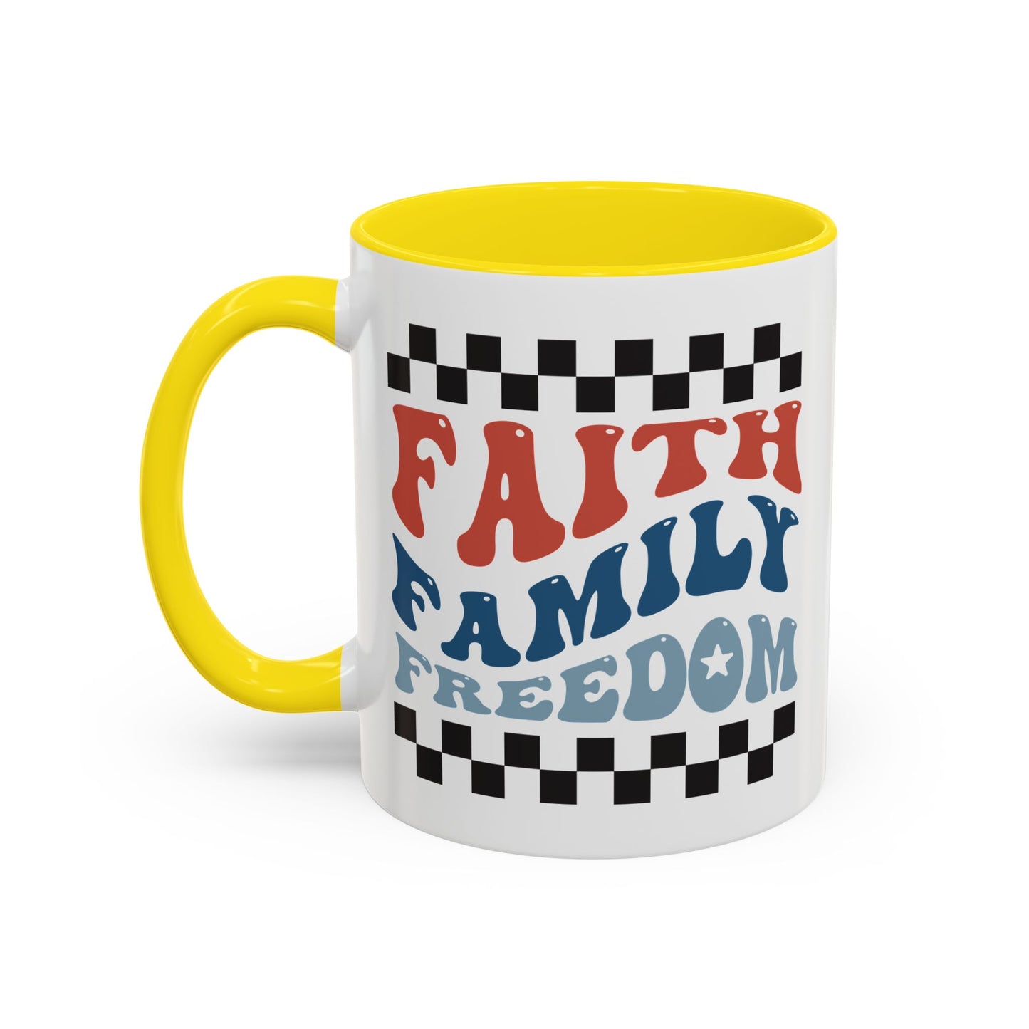 4th of July Mug - Faith Family Freedom