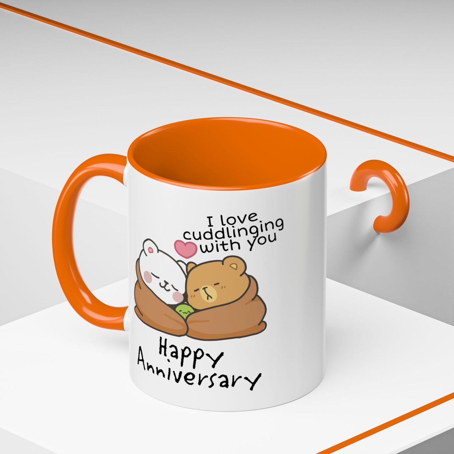 Anniversary Mug - I Love Cuddling With You