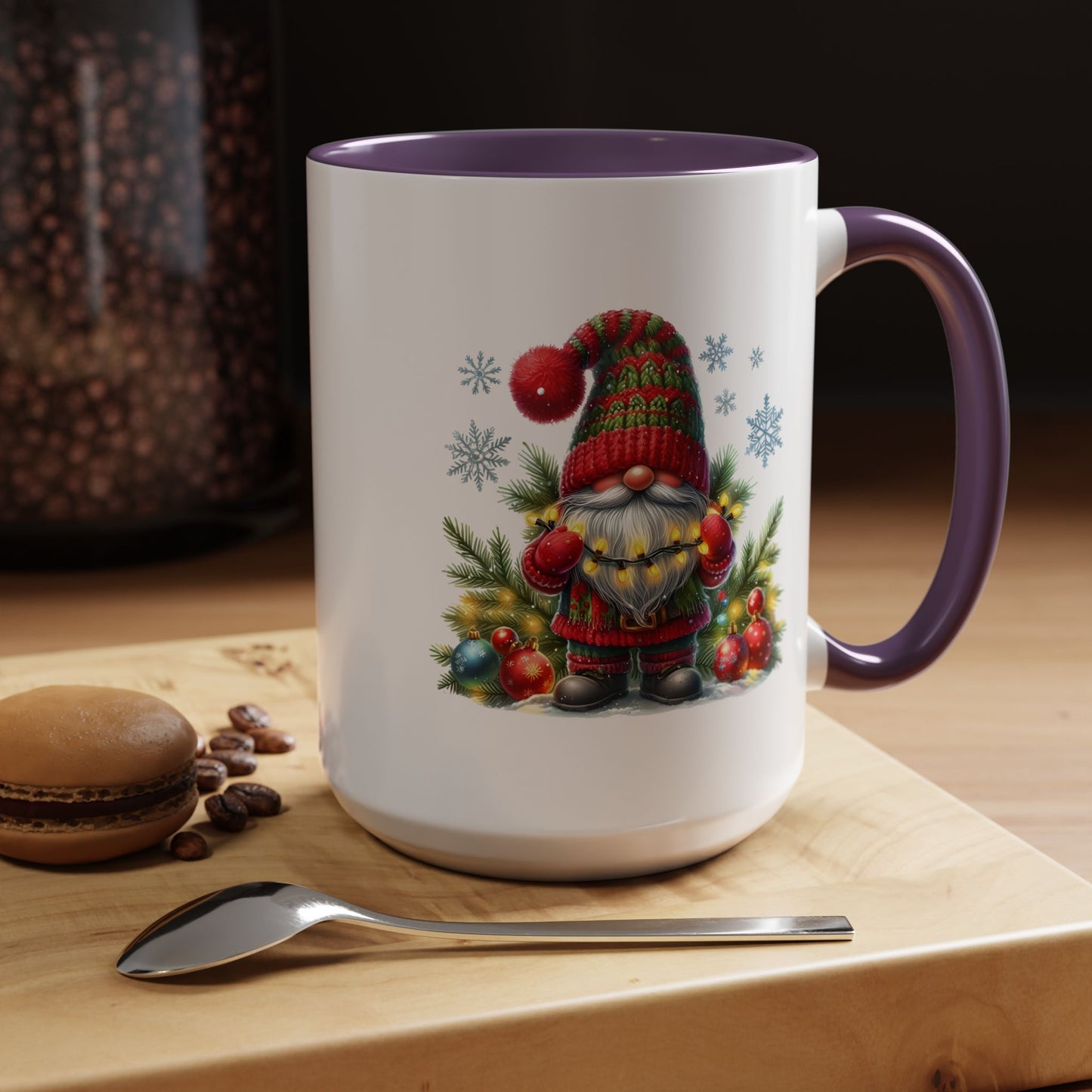 Christmas Mug - Gnome with Christmas Lights