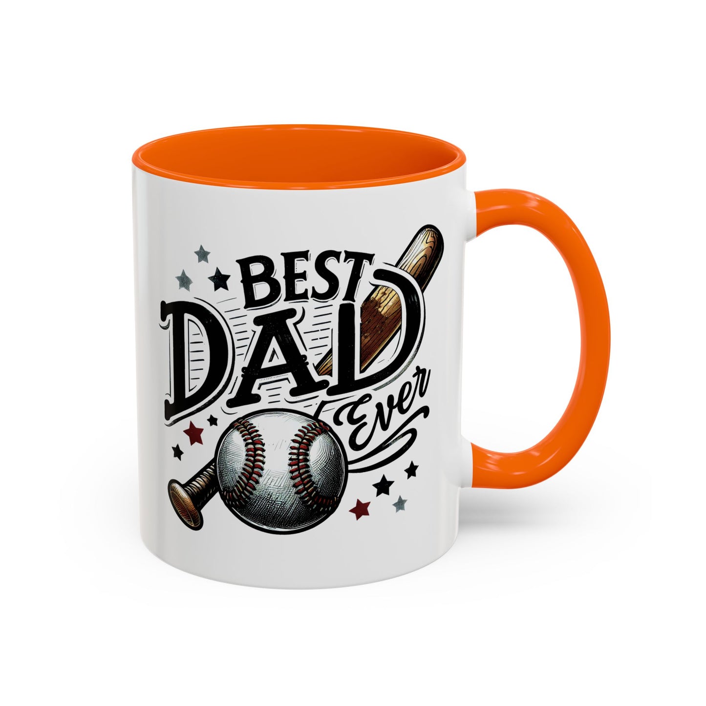 Father's Day Mug - Best Dad Ever Baseball