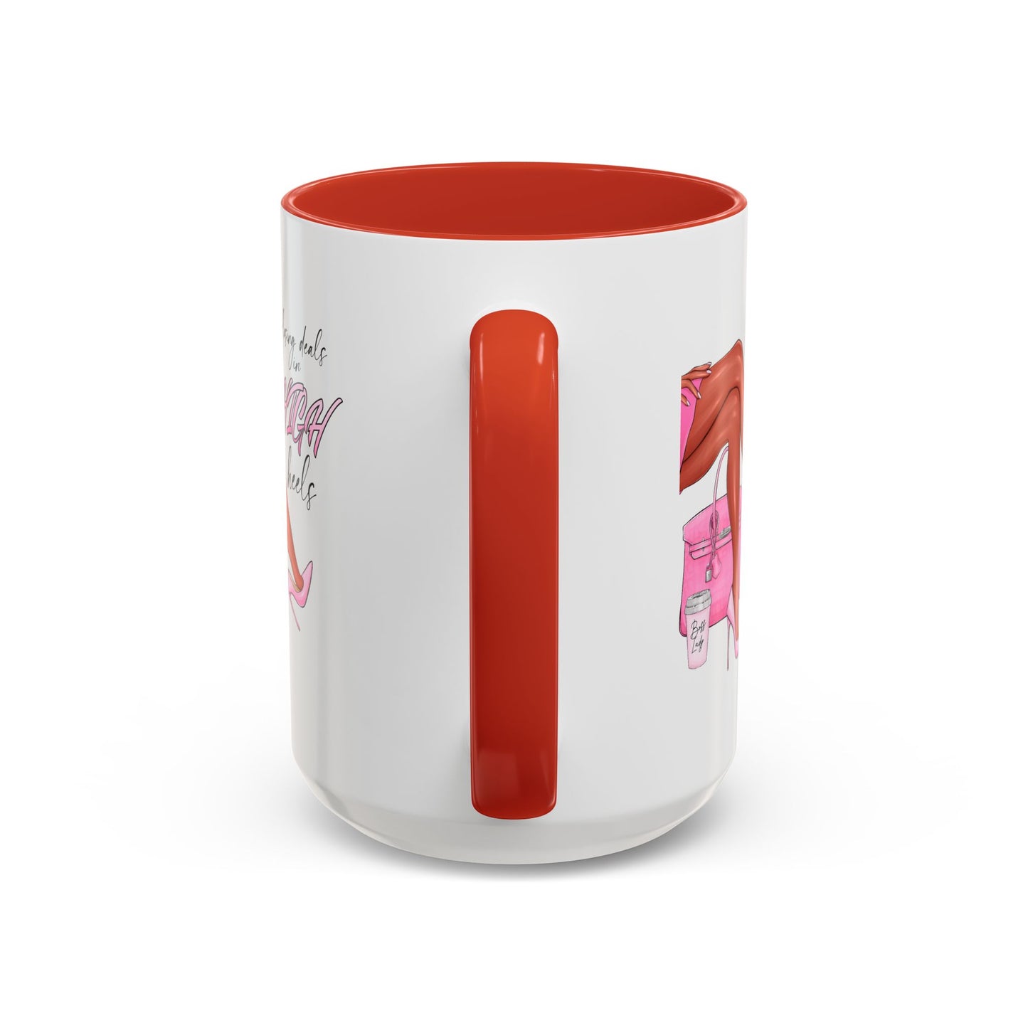 Humor Mug - Closing Deals in High Heels