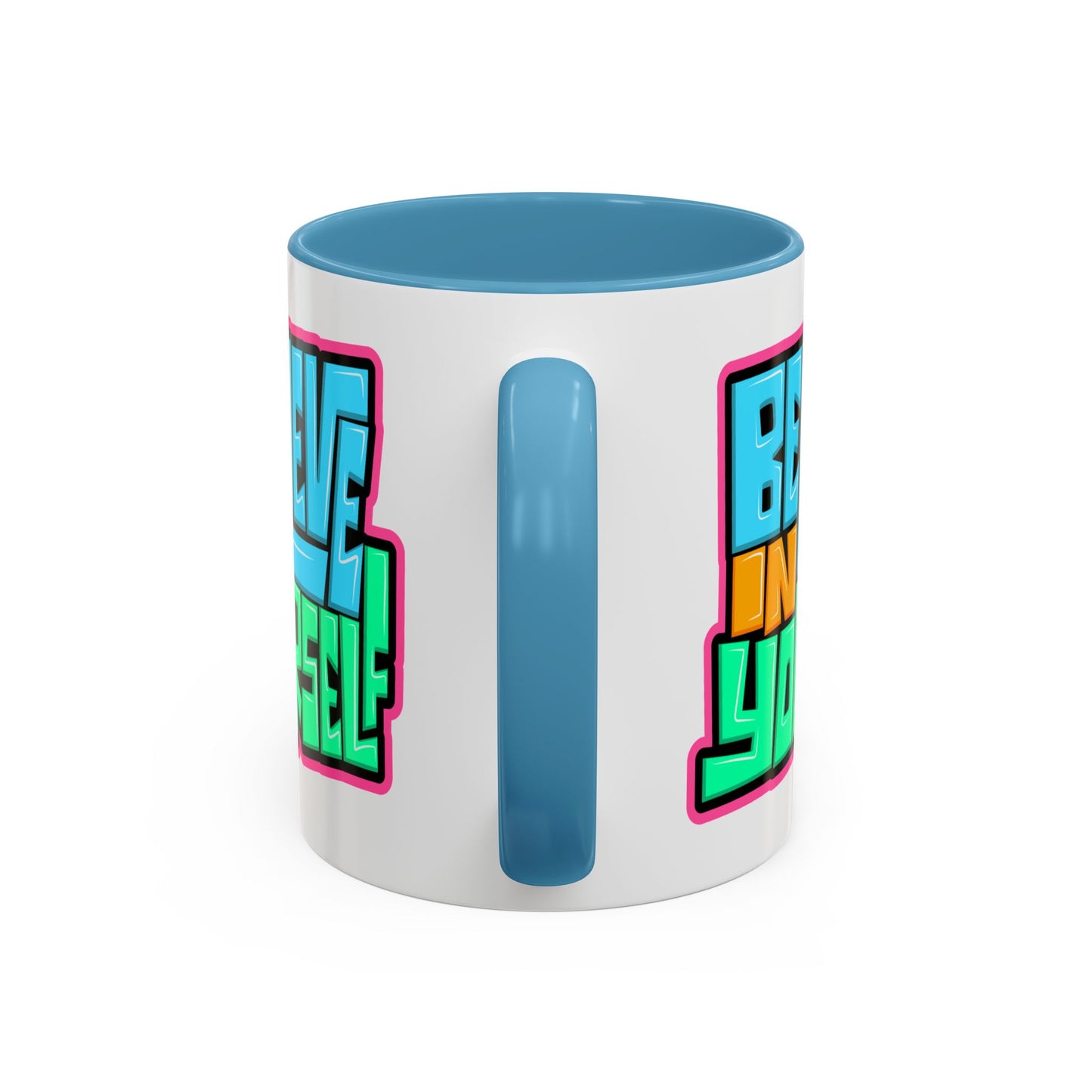 Motivation Mug - Believe In Yourself Graffiti