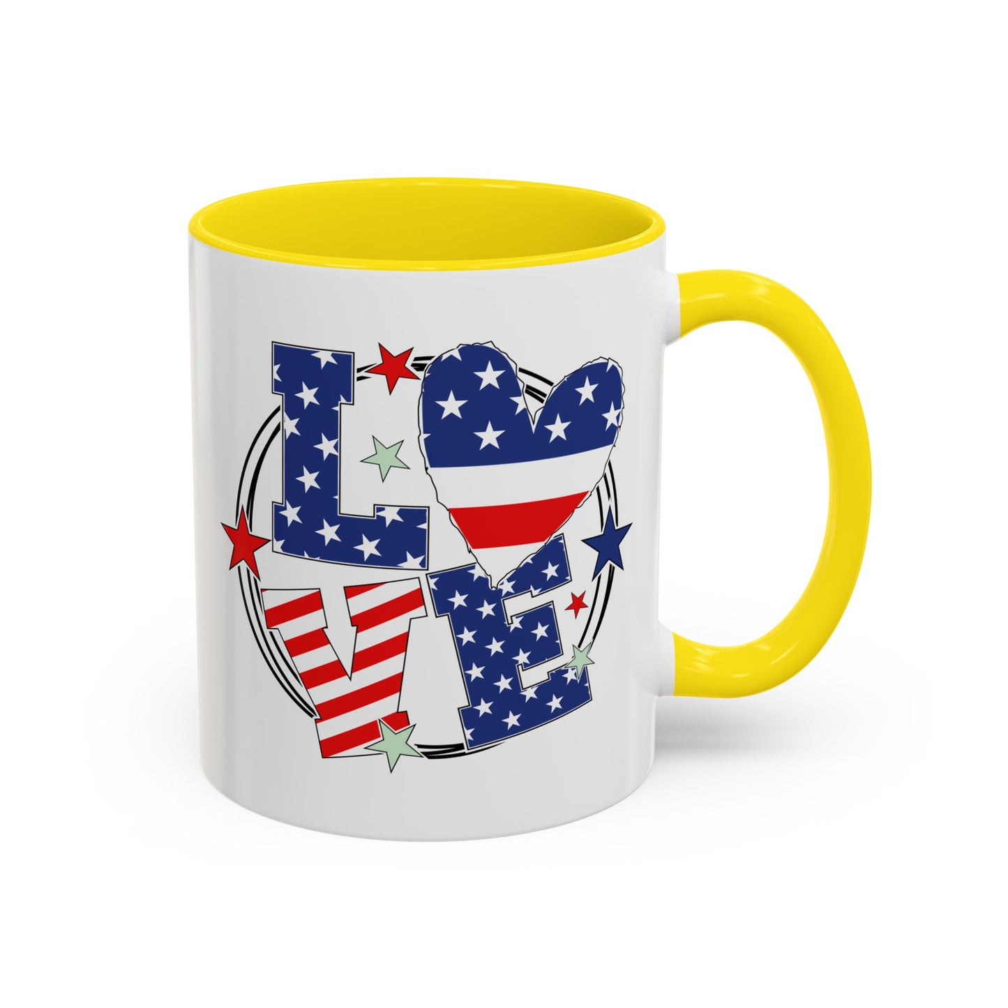 4th of July Mug - Love 4th of July