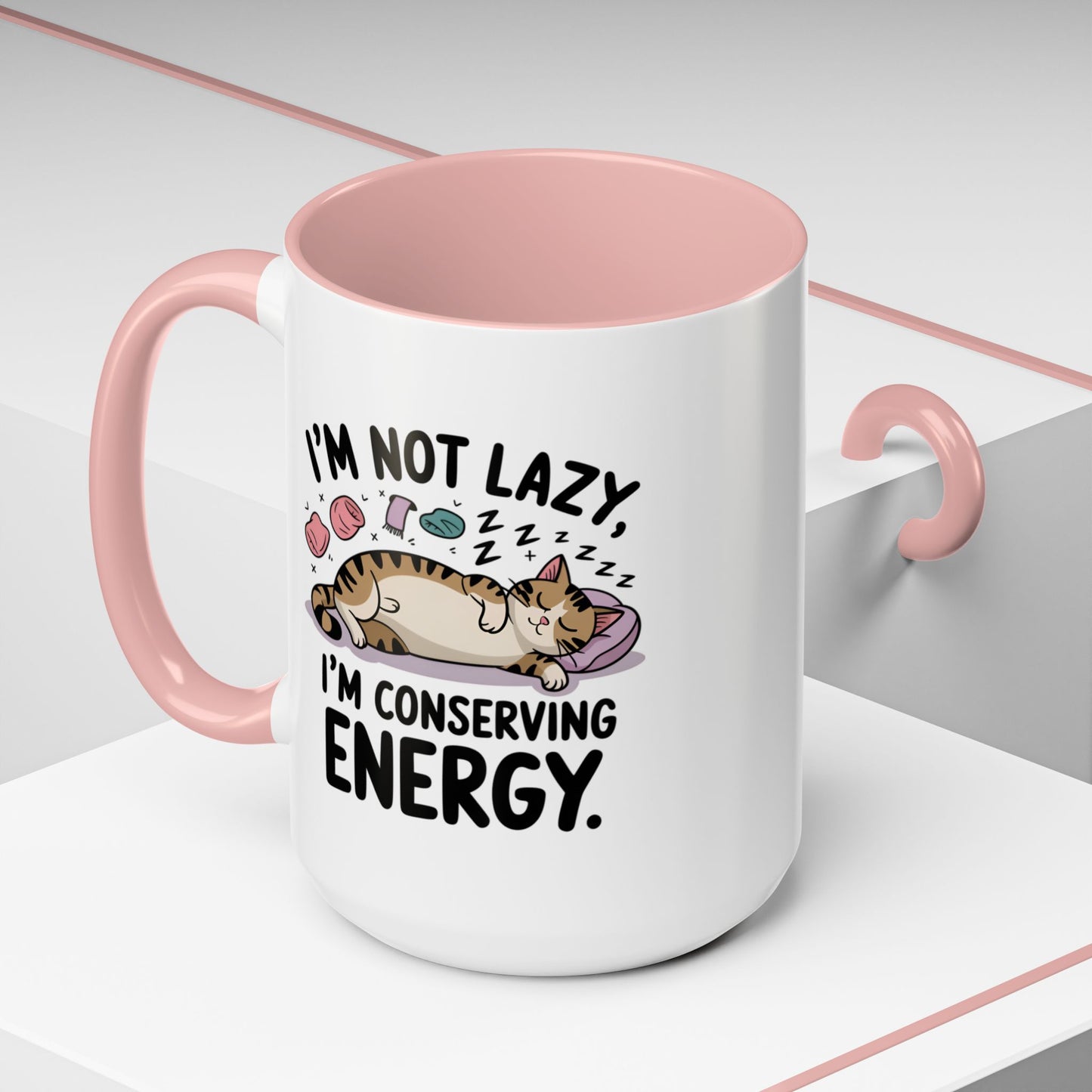 Animal Mug - I'm Not Lazy I'm Conserving Energy