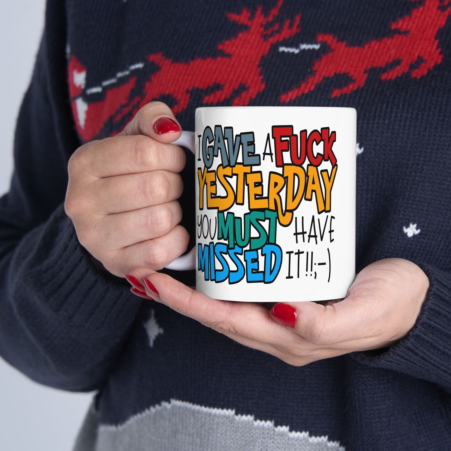 Adult Mug - I Gave a Fuck Yesterday