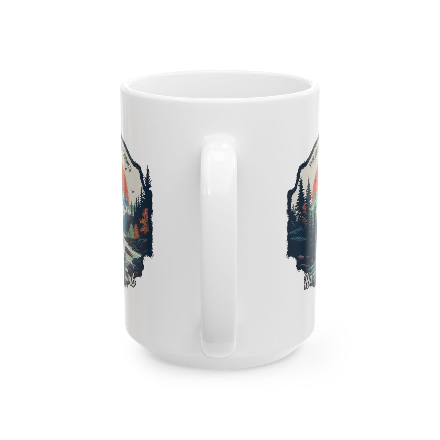 Motivation Mug - The Best View Comes After The Hardest Climb