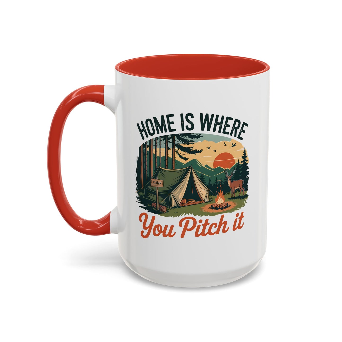Adventure Mug - Home Is Where You Pitch It