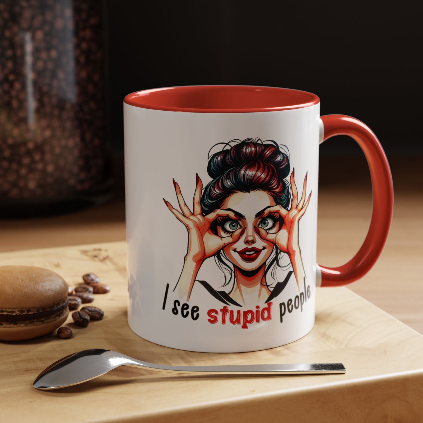 Adult Mug - I See Stupid People