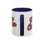 Christmas Mug - Merry Christmas Red & Black Baseball Text