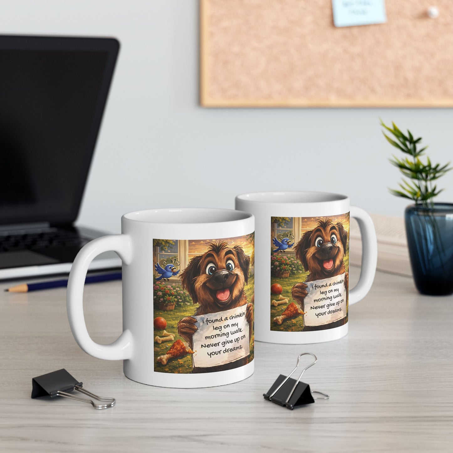 Animal Mug - I found A Chimkin Leg