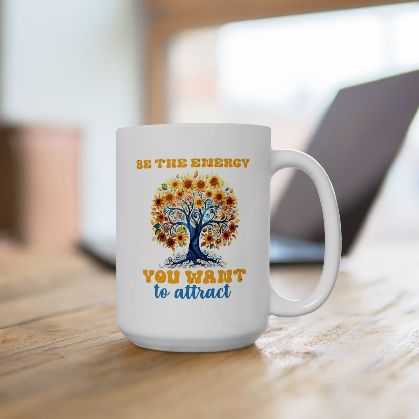 Motivation Mug - Be The Energy You Want To Attract Tree
