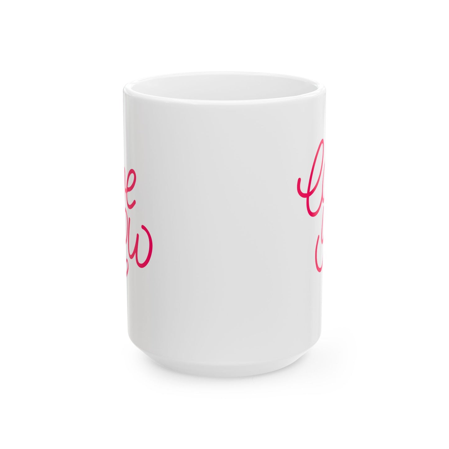 Valentine's Day Mug - Love You Hand Lettering