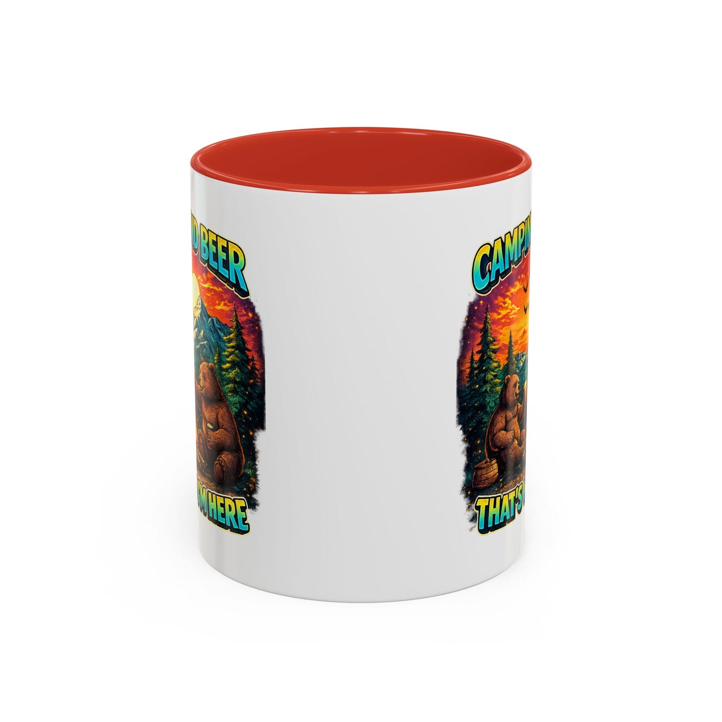 Humor Mug - Camping and Beer