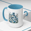 Christmas Mug - Blue Snowman Family