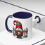 Christmas Mug - Gnome with Christmas Wreath