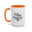 Christmas Mug - Merry Christmas Black Text Tree Star Present