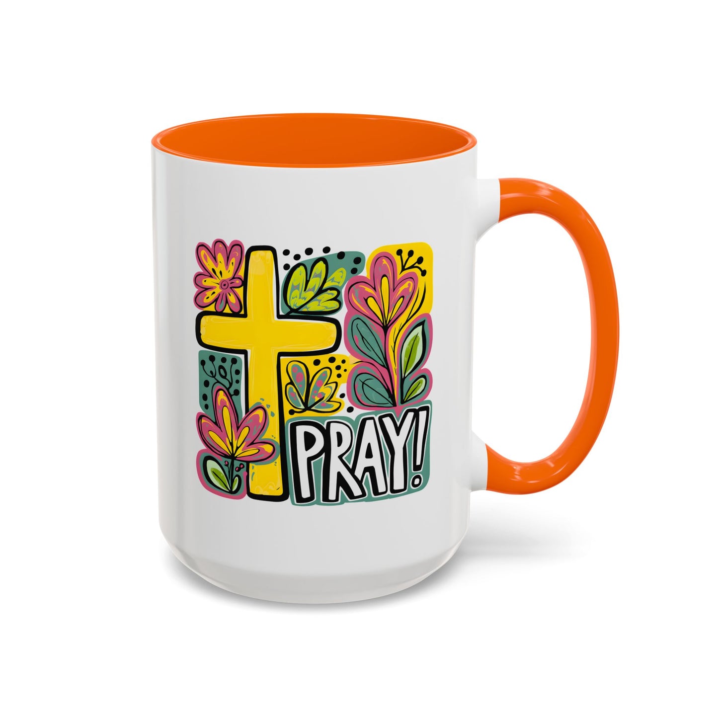 Religious Mug - Pray Cross