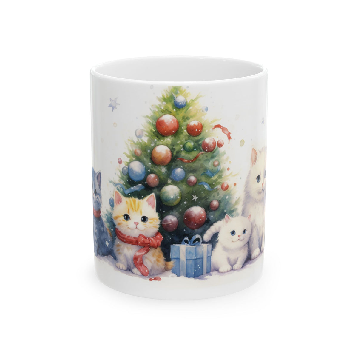 Chirstmas Mug - Christmas Kittens