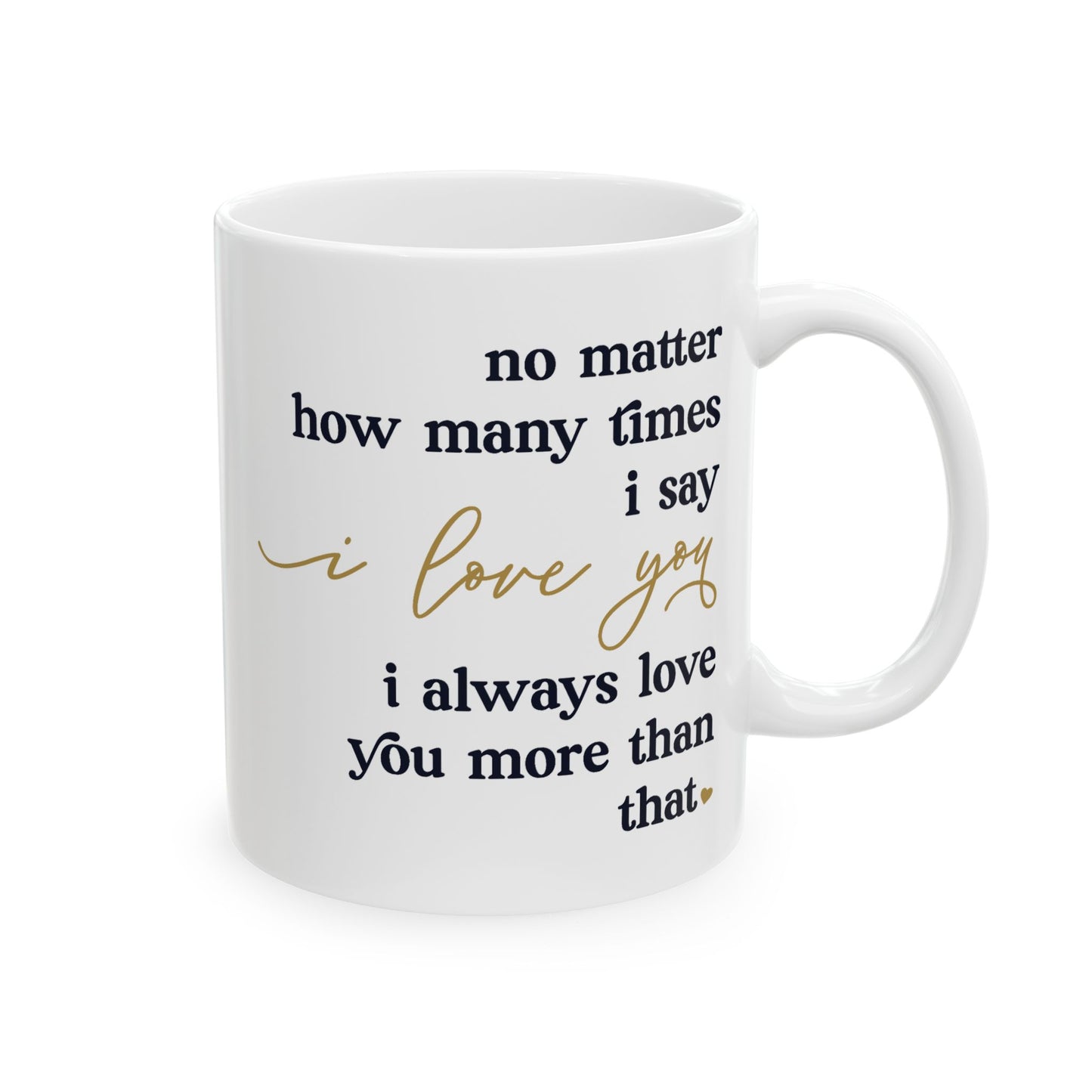 Valentine's Day Mug - No Matter
