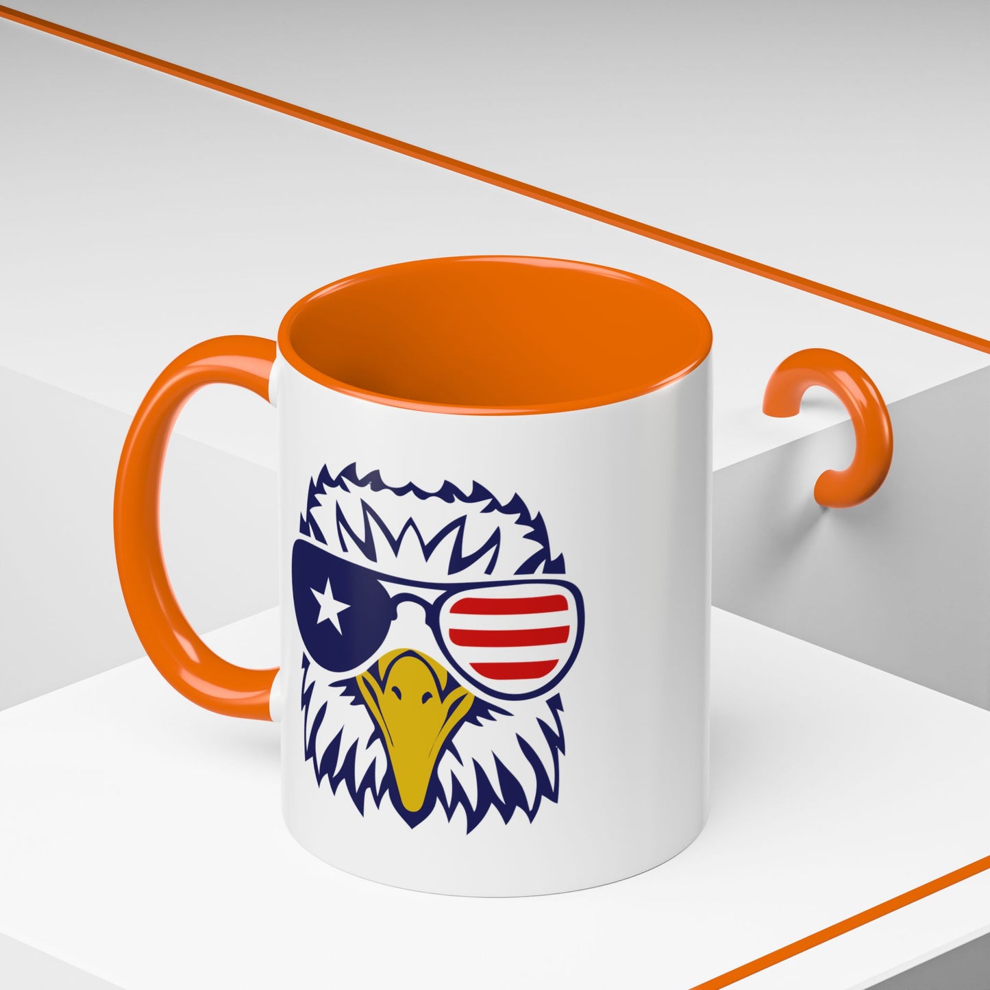 4th of July Mug - Cool American Eagle