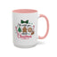 Christmas Mug - We Wish You a Merry Christmas Black & Red Text Cookies & Candy