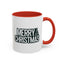 Christmas Mug - Merry Christmas White & Black Text Tree