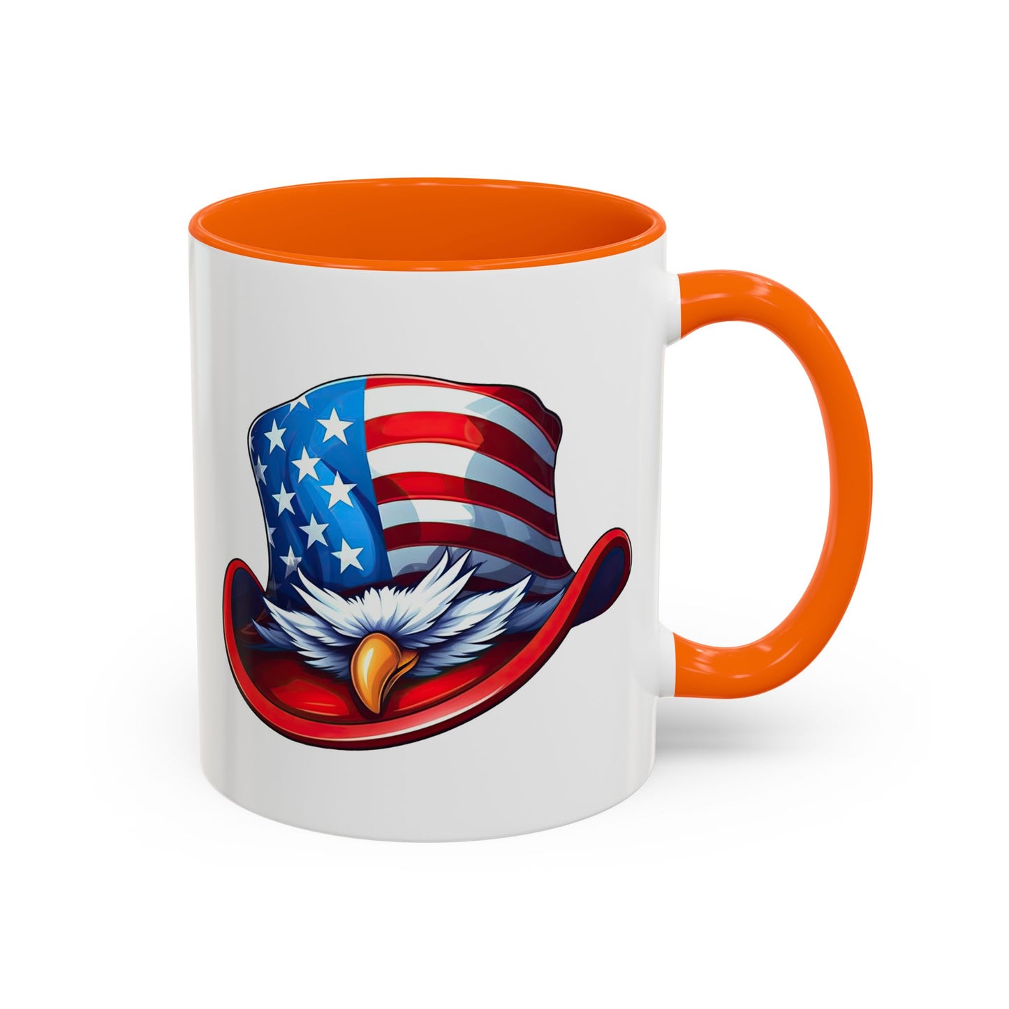 4th of July Mug - Bald Eagle American Hat