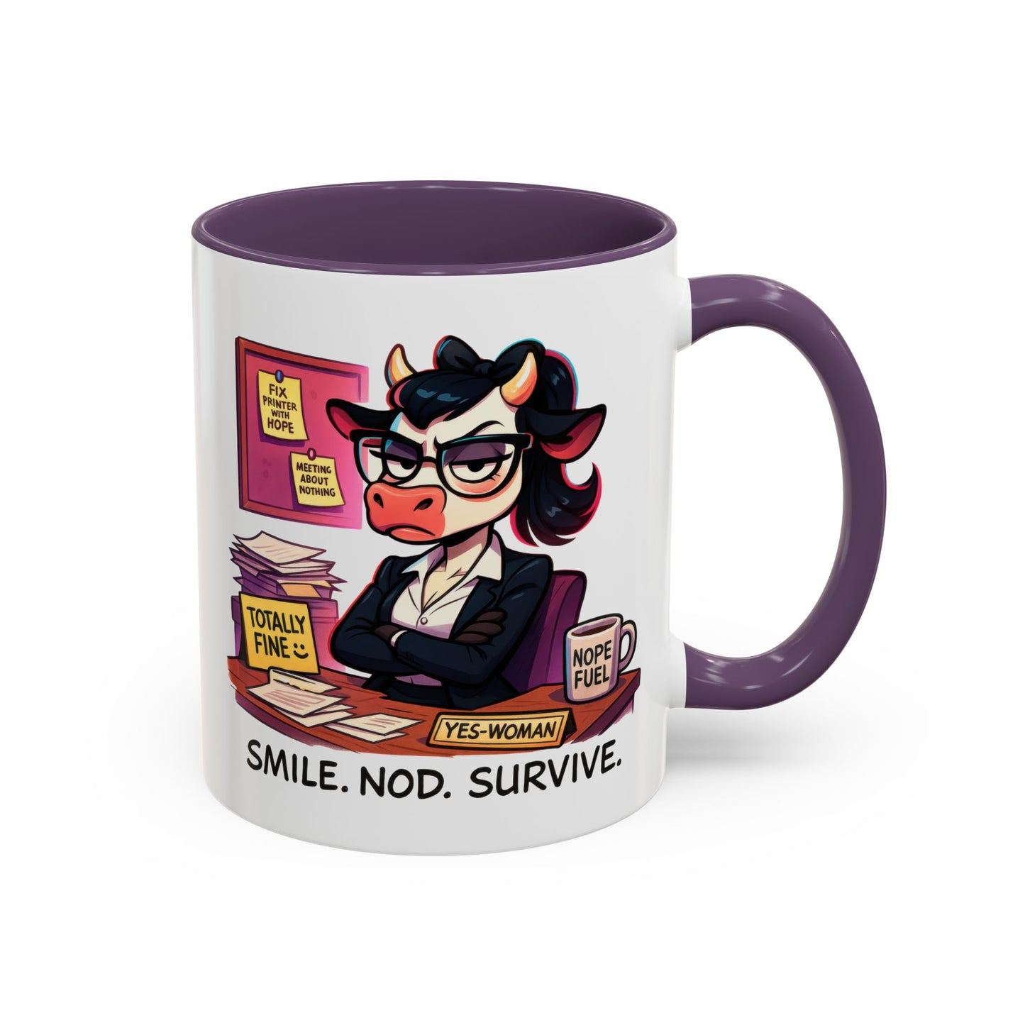 Office Mug - Smile Nod Survive