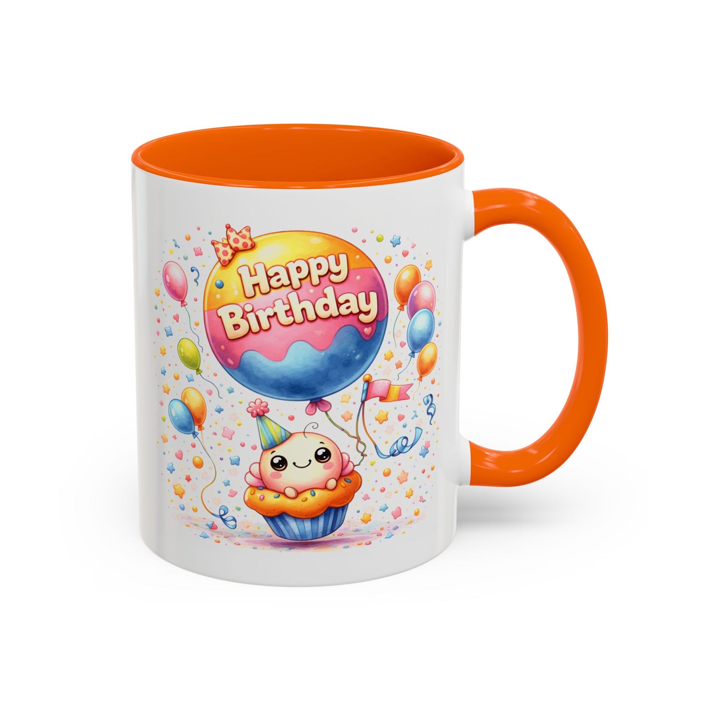 Birthday Mug - Cupcake Balloon