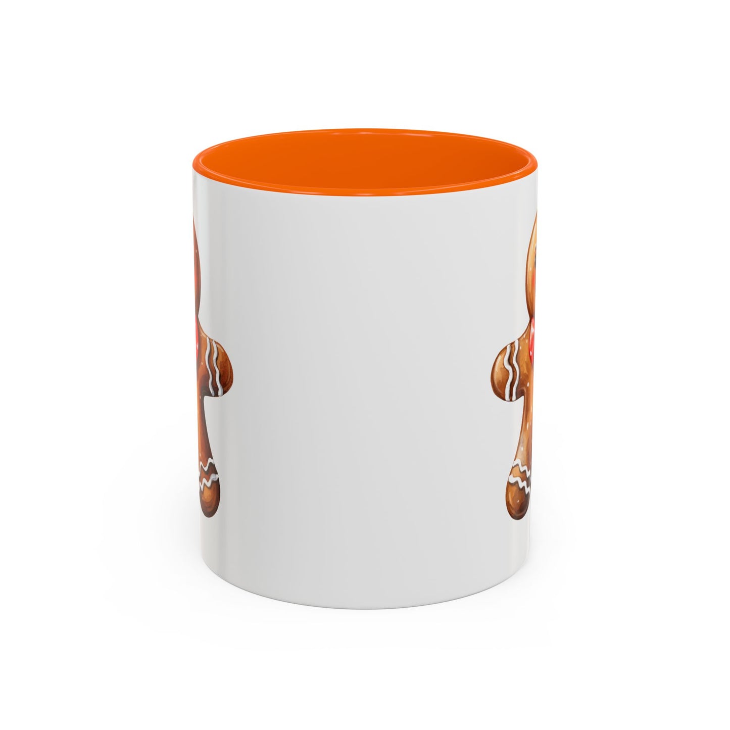 Christmas Mug - Gingerbread Man Red Bow