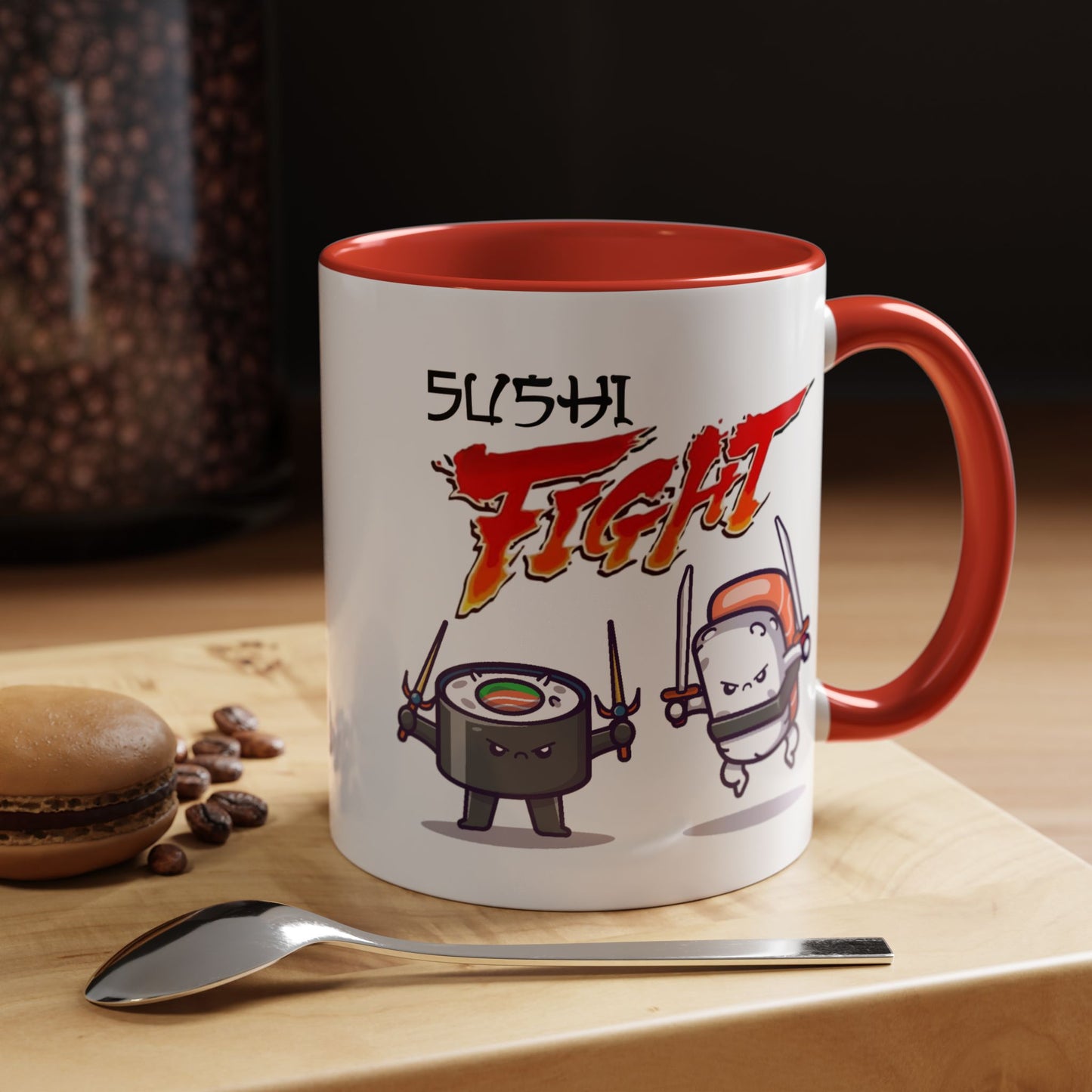 Humor Mug - Sushi Fight