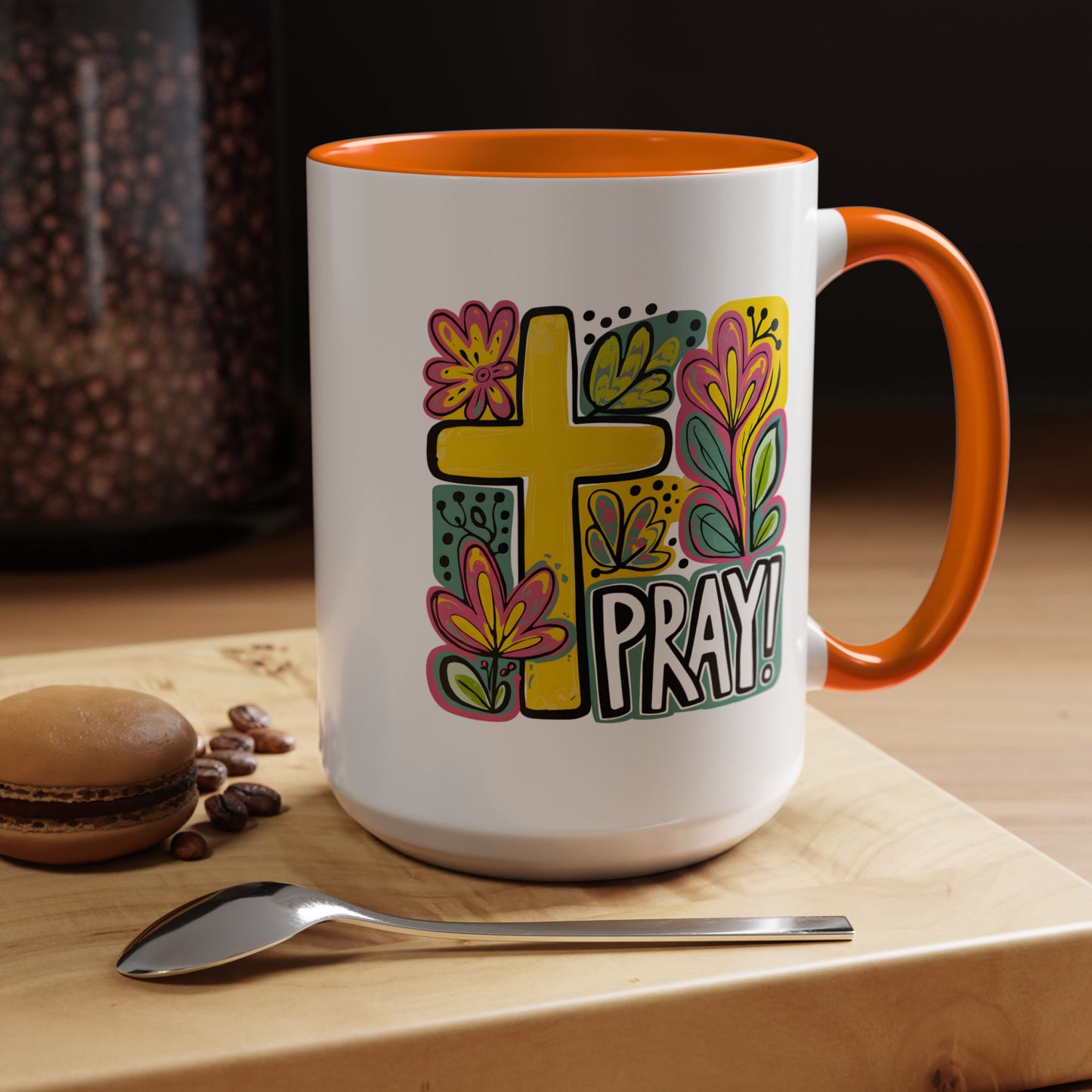Religious Mug - Pray Cross