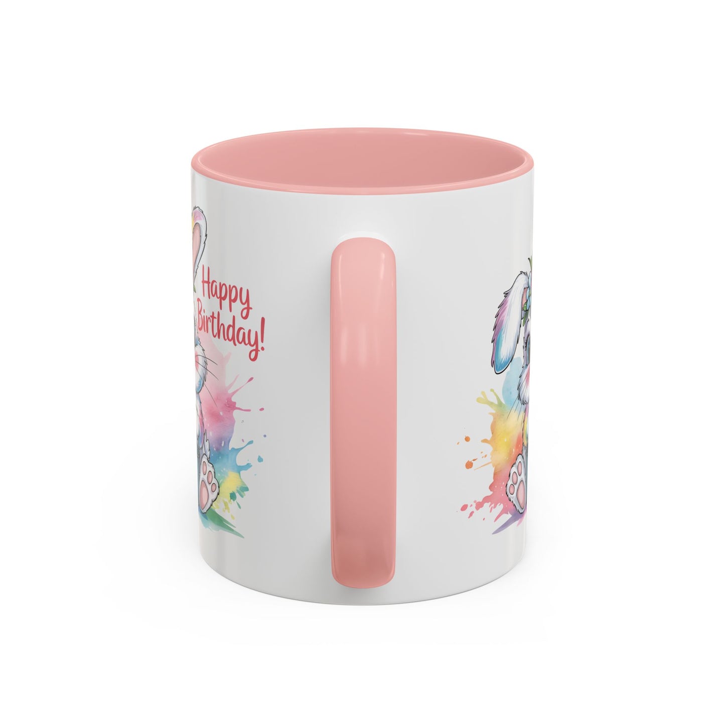 Birthday Mug - Happy Birthday Cute Bunny