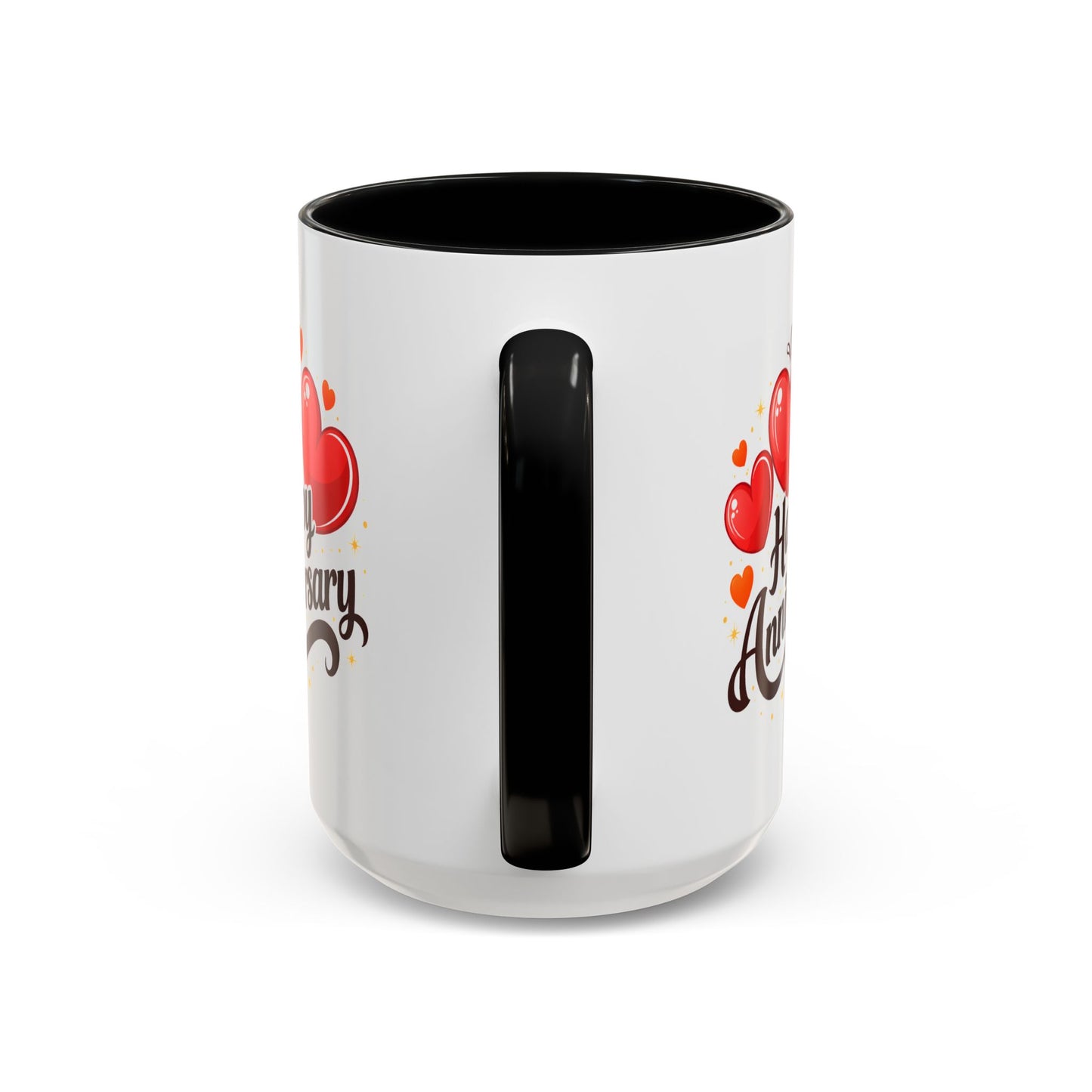 Anniversary Mug - Happy Anniversary Hearts