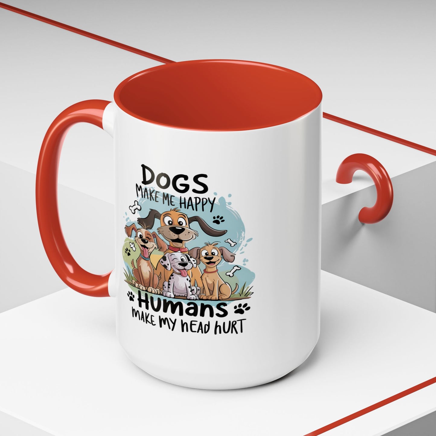 Animal Mug - Dogs Make Me Happy