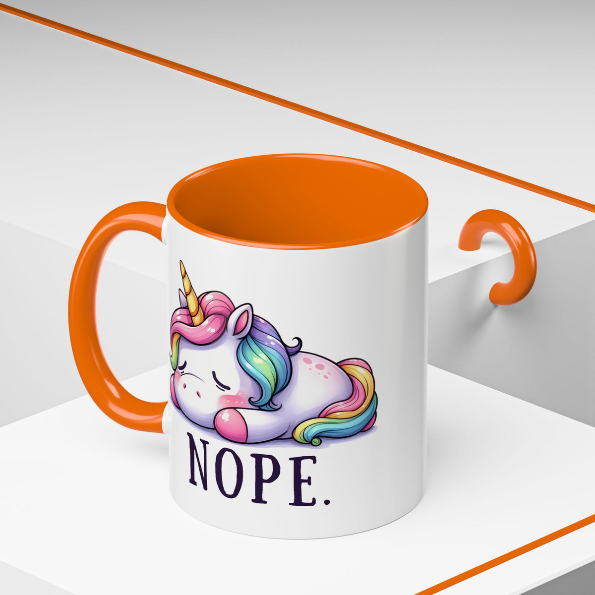 Humor Mug - Nope Unicorn