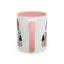 Christmas Mug - Merry Christmas Green & Red Text Red Hat