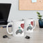 Anniversary Mug - Love You Tons Heart Elephant