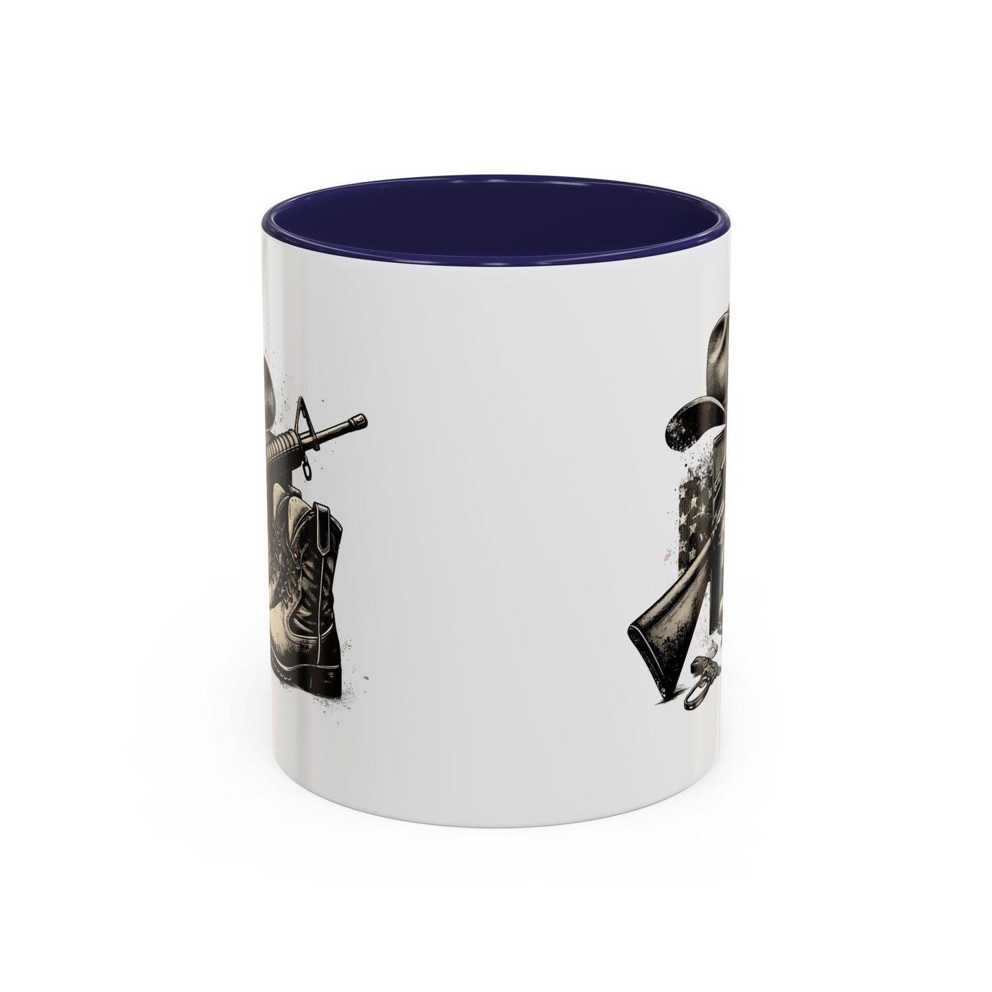 4th of July Mug - Soldier Hat Boots Gun