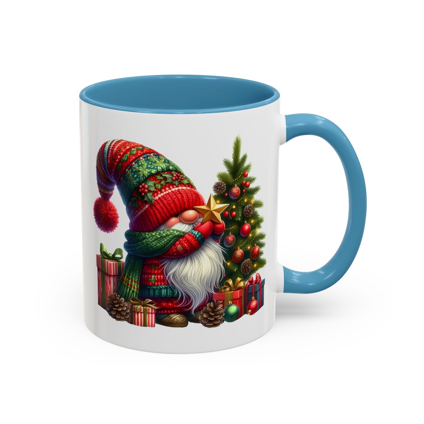 Christmas Mug - Gnome with Christmas Tree Star