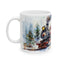 Christmas Mug - Snowy Landscape Train Wrap 4