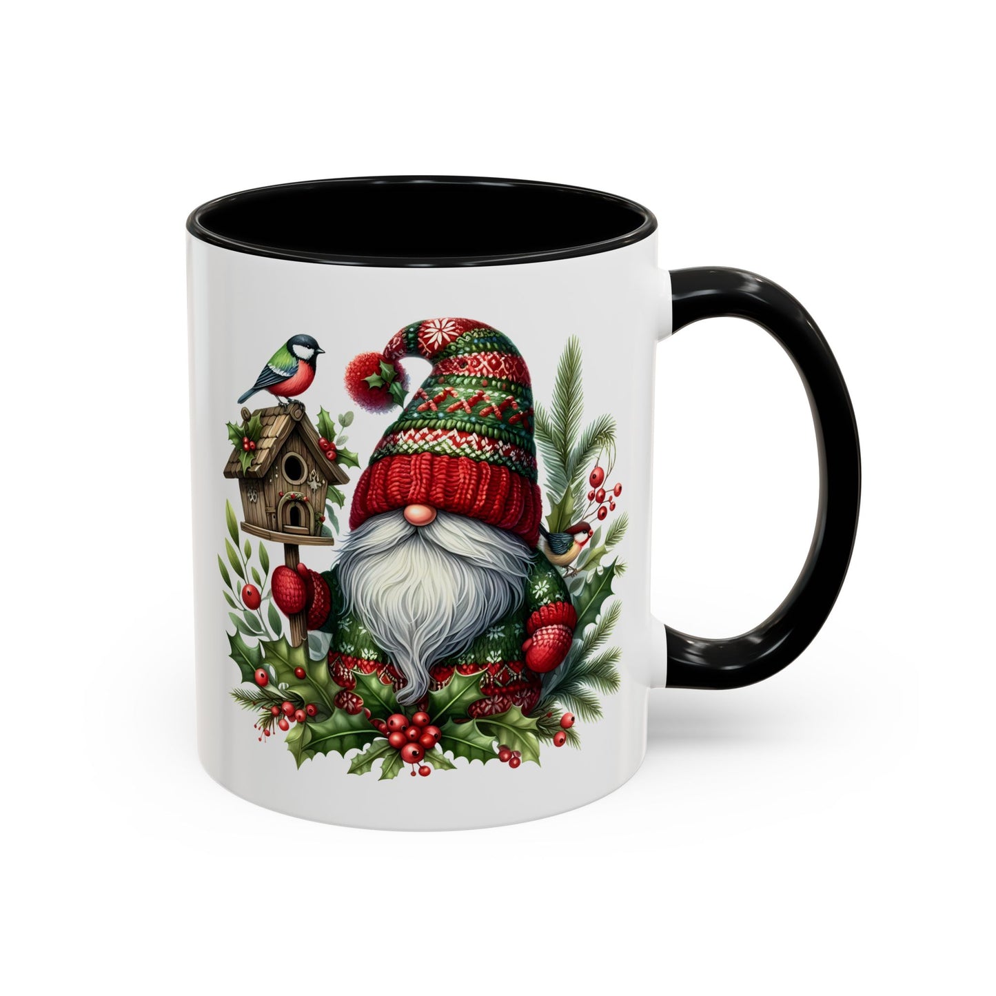 Christmas Mug - Red and Green Gnome