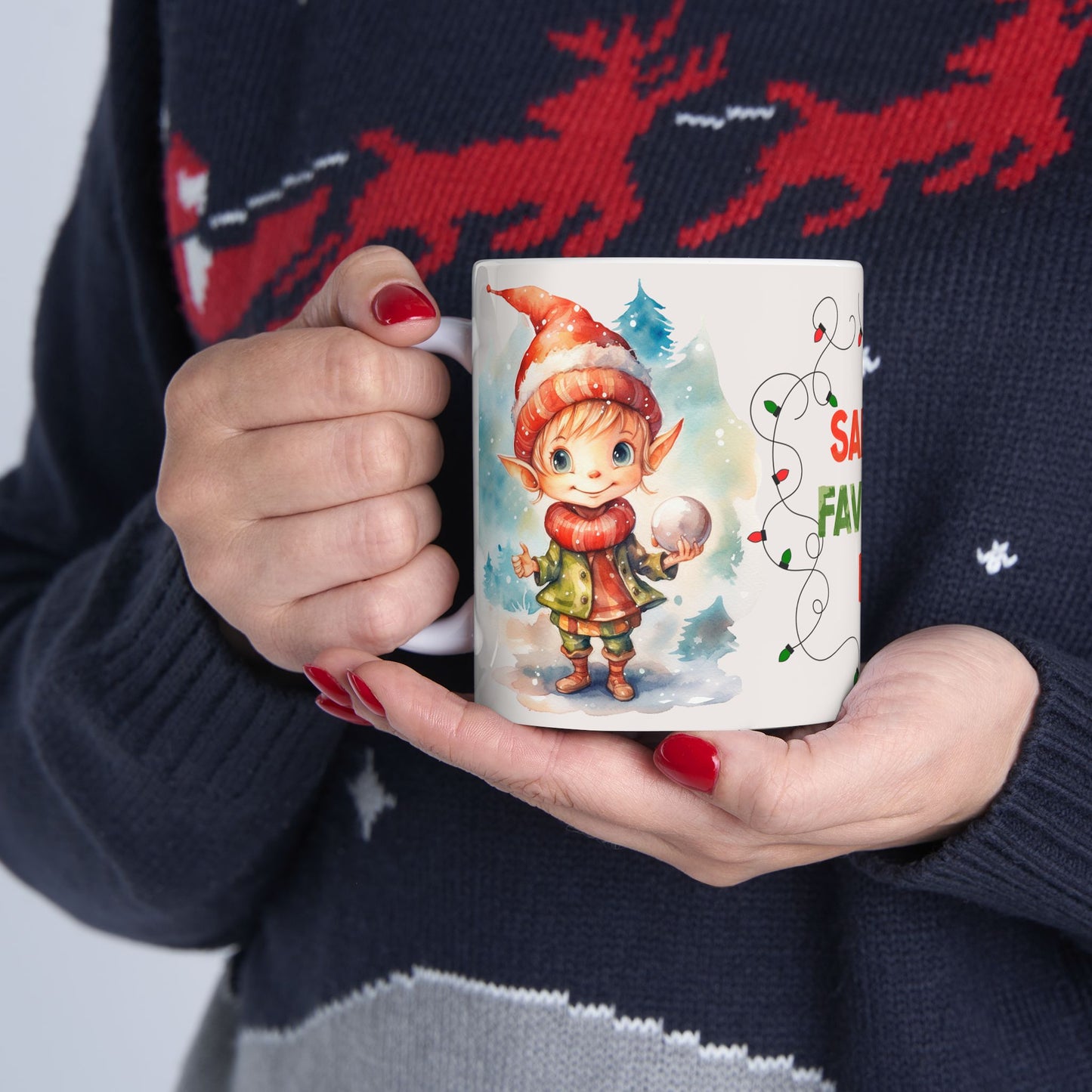 Christmas Mug - Santa's Favorite Elf