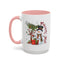 Christmas Mug - Merry Xmas Snowman Tree Present
